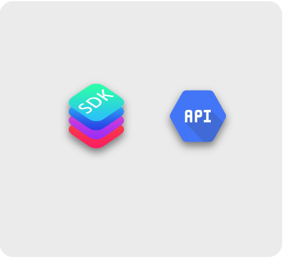 SDK and API integration options